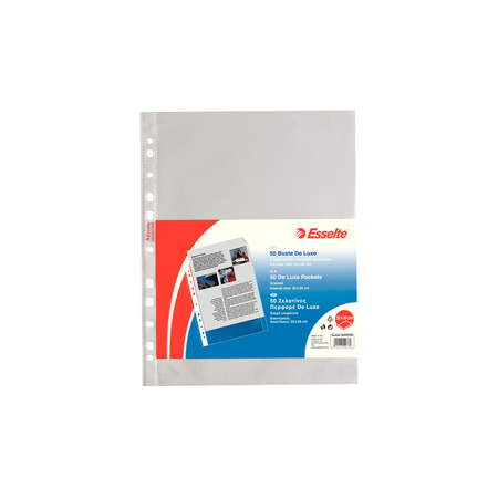 50 BUSTE FORATE 22X30 ANTIRIFLESSO ESSELTE