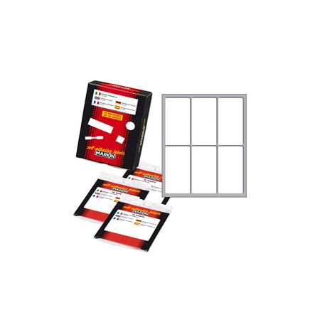 Etichetta adesiva bianca 70x37mm (10fogli x...