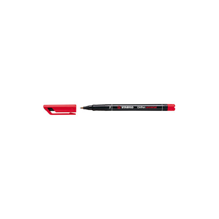 PENNARELLO STABILO OHPEN 842 PERMANENTE FINE ROSSO