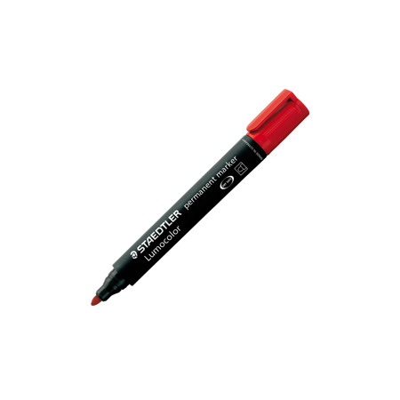 MARCATORE LUMOCOLOR PERMANENT 352 ROSSO P.TONDA...