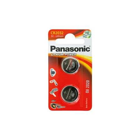 BLISTER 2 MICROPILE A PASTIGLIA CR2032 LITIO 3V