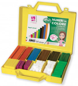 regoli numeri in colore