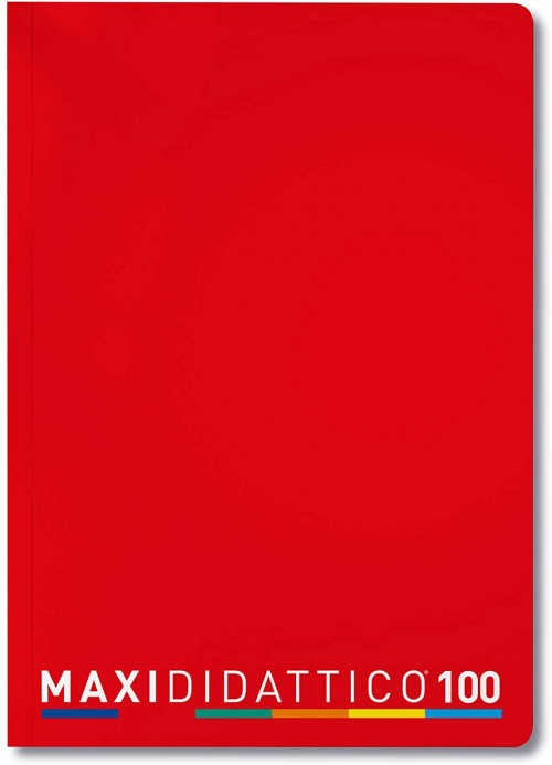 Quaderno Maxi Didattico, Rosso, Rigatura A
