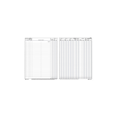 REGISTRO IVA ACQUISTI 22 PAG. NUMERATE 31X24,5CM