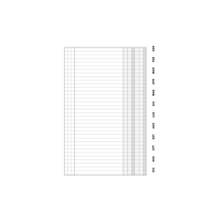SCADENZARIO SPIRALATO GEN-DIC 21x29.7cm 36pg