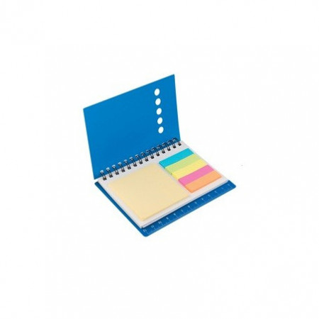 BLOCCO NOTES SPIRALATO CON POST-IT A6