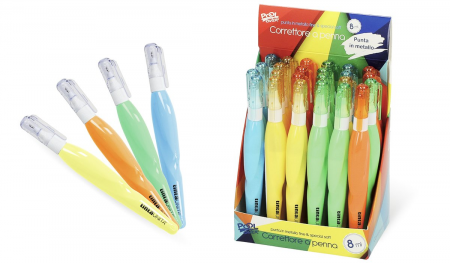 CORRETTORE PENNA TINTA UNITA 8 ML VARI COLORI