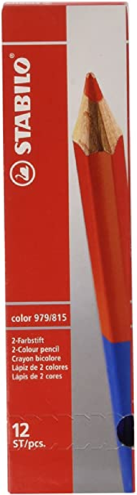 MATITA BICOLORE SOTTILE ROSSO-BLU
