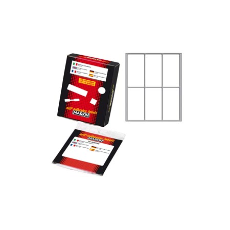 Etichetta adesiva bianca 73x37mm (10fogli x...