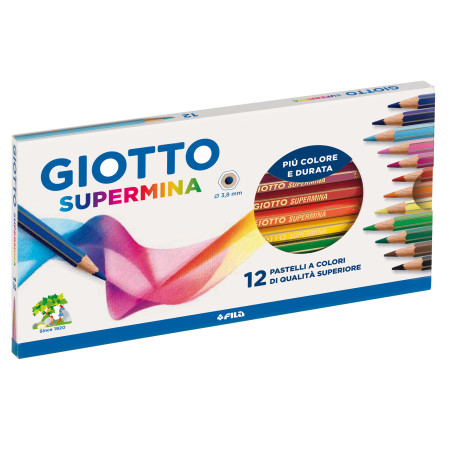 Pastello Supermina - mina 3,8 mm - colori...