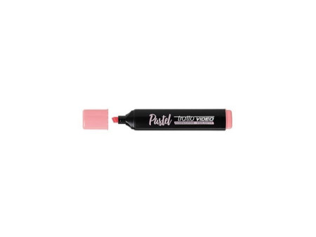 EVIDENZIATORE TRATTO VIDEO ROSA PASTEL